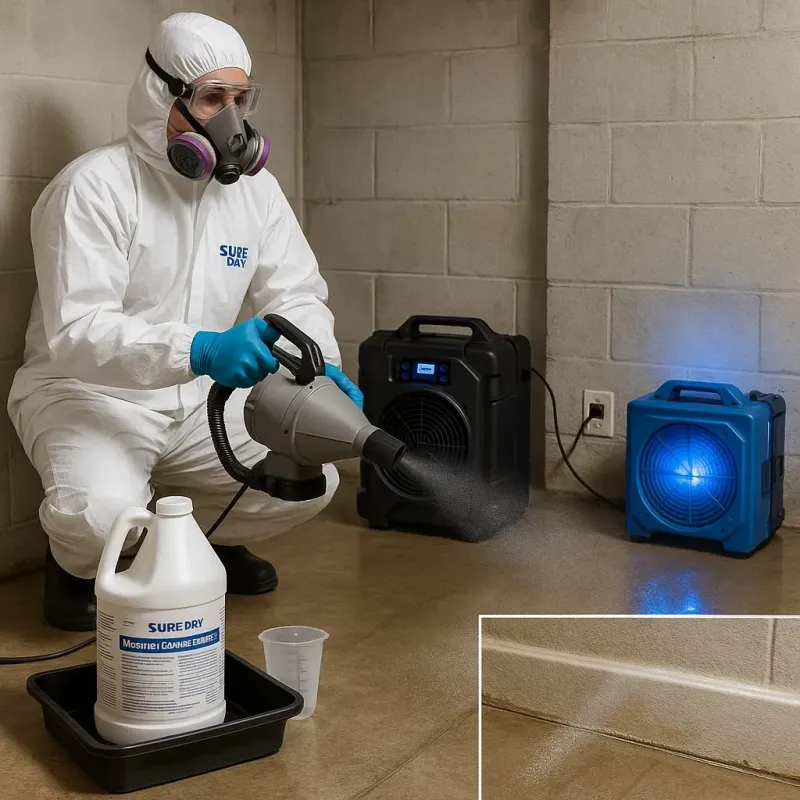 Sanitization and Odor Removal process in Grissom Air Force Base, IN